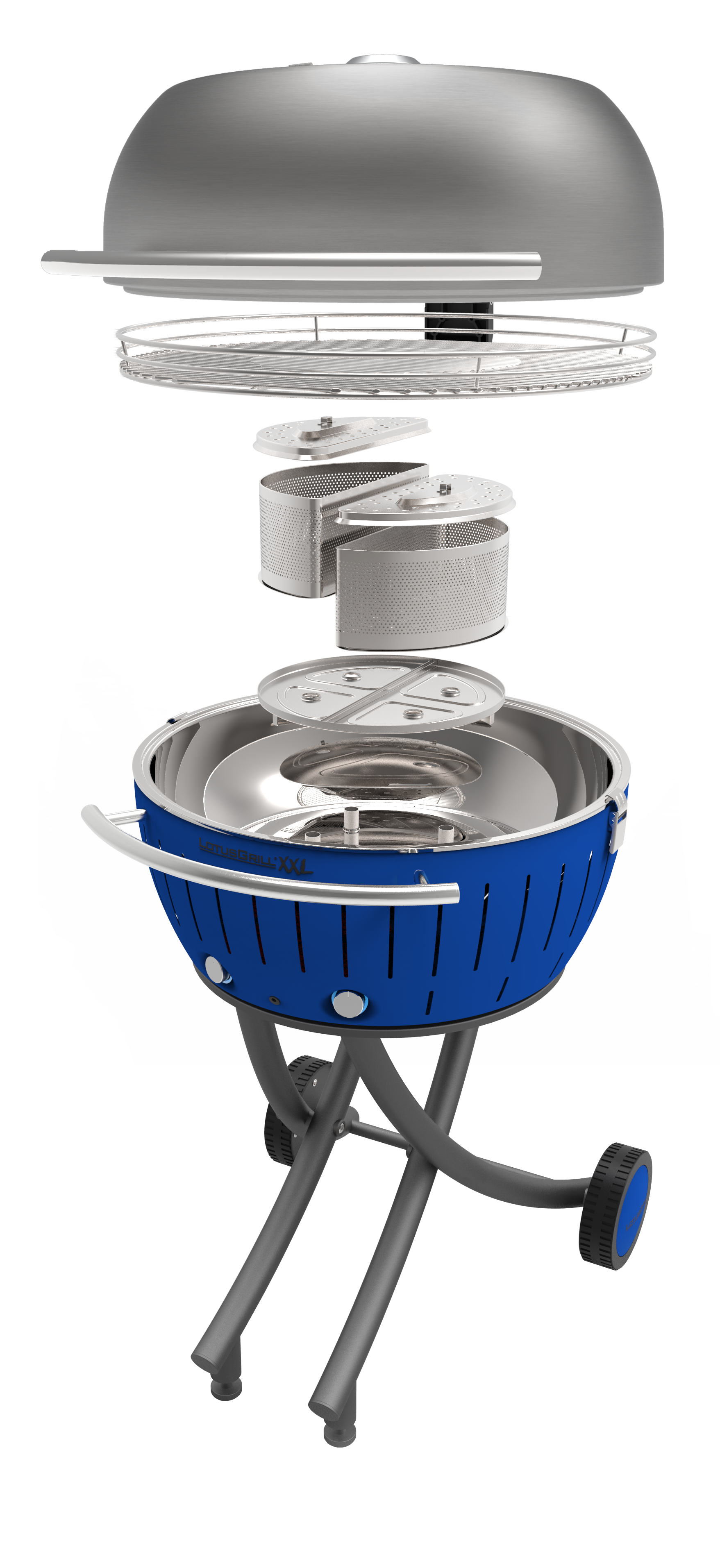 Edelstahl Grillhaube XXL