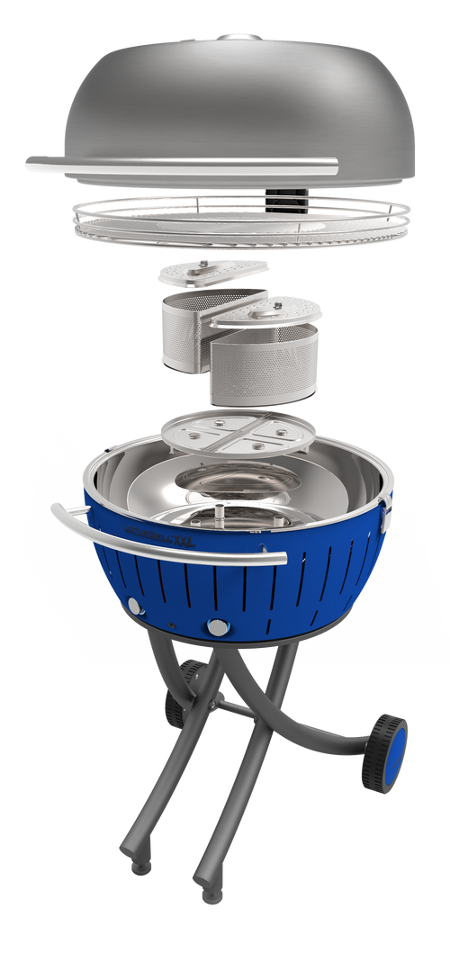 Edelstahl Grillhaube XXL